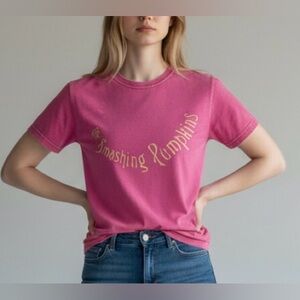 NWT Smashing Pumpkins Mellon Collie Infinite Sadness Tour Tee Pink S